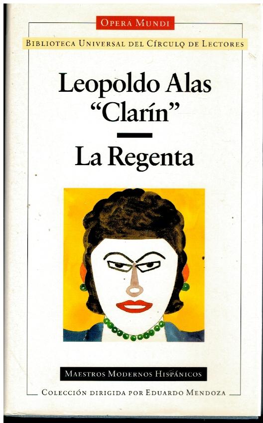 PORTADA DE LA REGENTA-PRIMERA EDICION. Author: CLARIN, LEOPOLDO